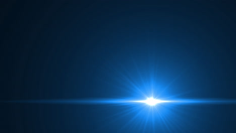 Flare-Linse,-Blaues-Licht,-Leuchtende-Streifen-Auf-Schwarzem-Hintergrund